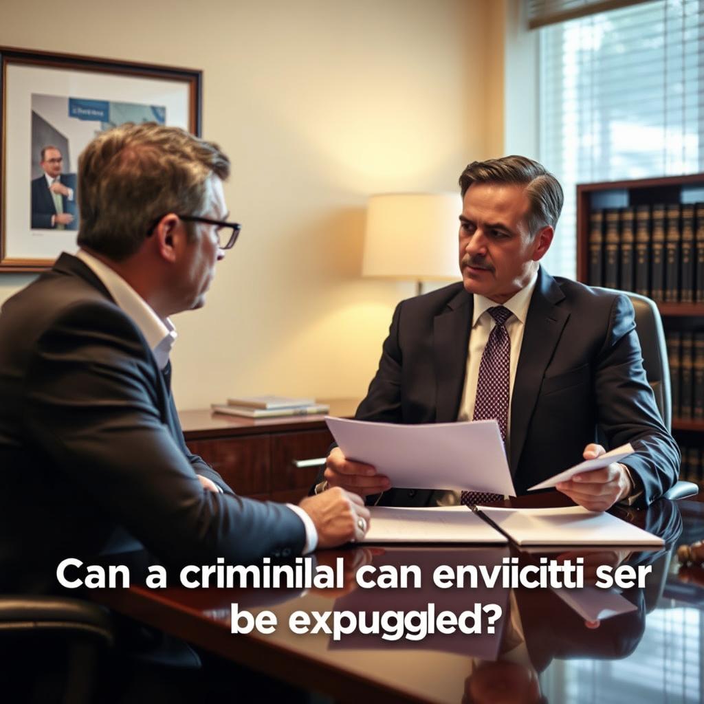 Can a criminal conviction be expunged in Maryland