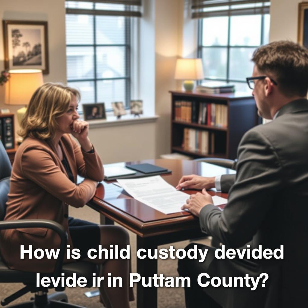 How is child custody decided in Putnam County