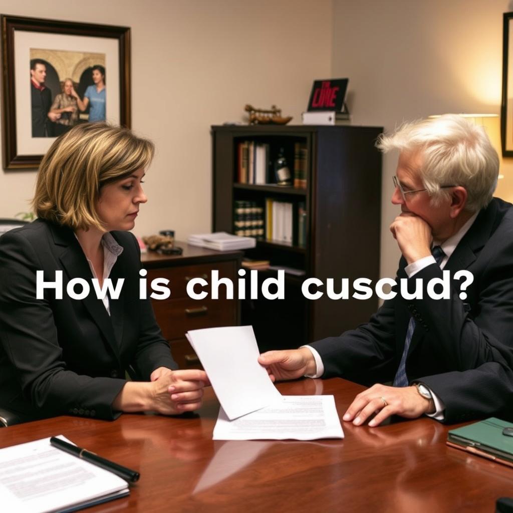 How is child custody decided in Rappahannock County