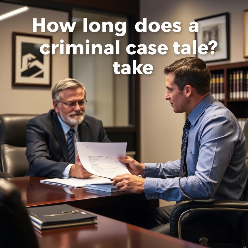How long does a criminal case take in American University Park
