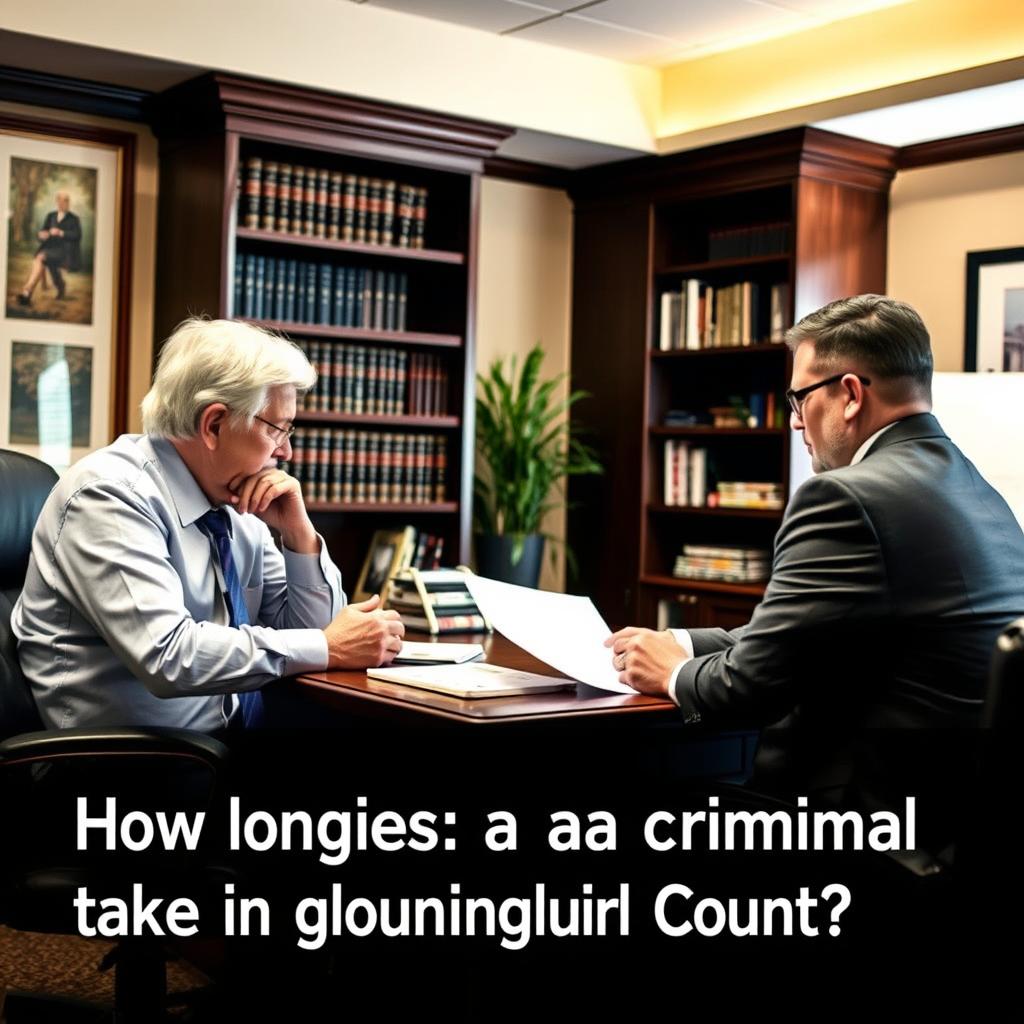 How long does a criminal case take in Gloucester County