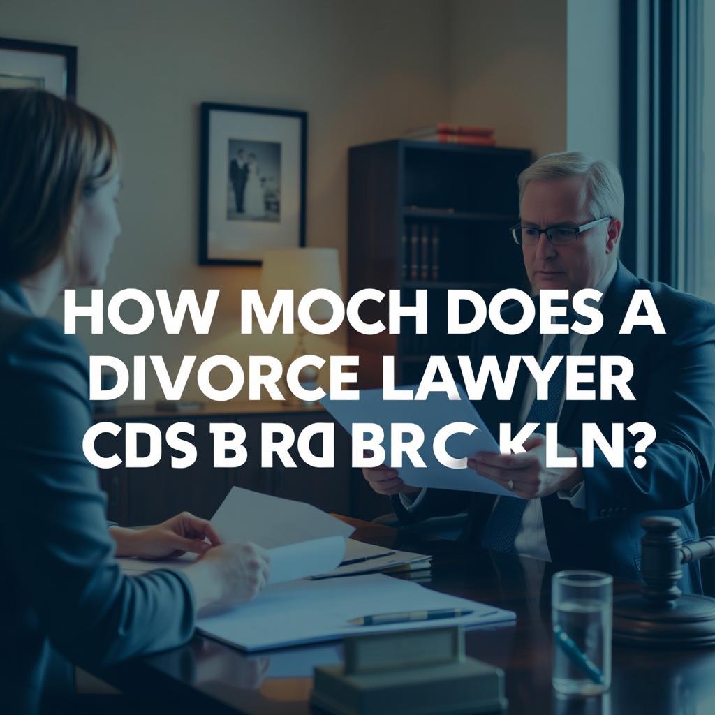 How much does a divorce lawyer cost in Brooklyn