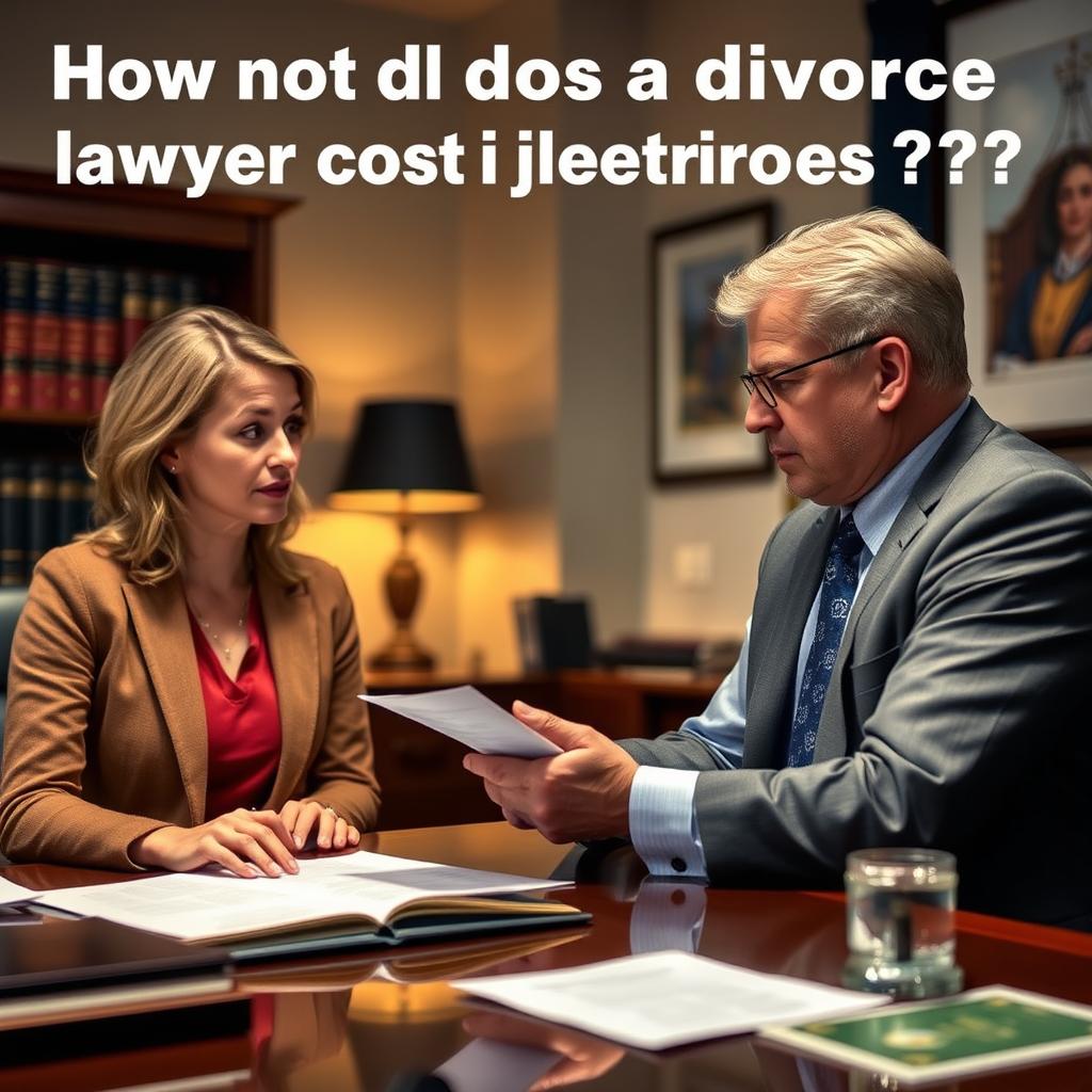 How much does a divorce lawyer cost in Jefferson County